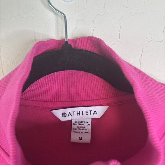Athleta Triumph Hybrid Half Zip Sweatshirt - Picture 2 of 6